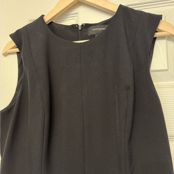 Banana Republic Factory Black Sculpted Sheath Dress - Picture 3 of 7